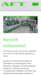 Mobile Screenshot of aft-international.de